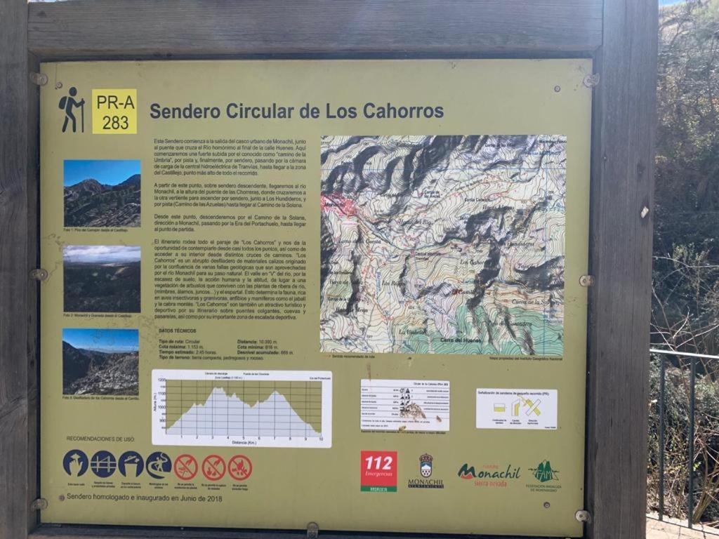 Apartamento Penas Blancas, Junto A Ruta De Los Cahorros, Monachil. Dış mekan fotoğraf